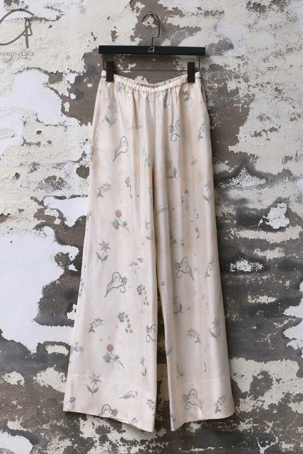 Mutedance 25 Spring/Summer Silk Linen Loose Trousers Series MD-MD25SS80-HOARY MD25SS77